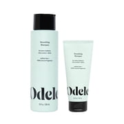 Odele Smoothing Shampoo and Conditioner Set, Frizz Control & Moisturizing Hair Care Duo, 13 fl oz Shampoo & 3.4 fl oz Travel Size Conditioner, Sulfate-Free, 100% Natural Fragrance