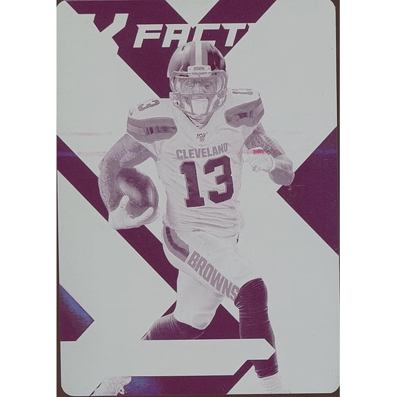 Odell Beckham Jr. Printing Plate