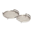 thumbnail image 1 of IMAX Corporation Odella 2 Piece Tray Set in Silver, 1 of 2