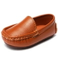 thumbnail image 1 of Odema Toddler Boys Soft Split Leather Slip-On Loafer Boat Dress Shoes, 1 of 7