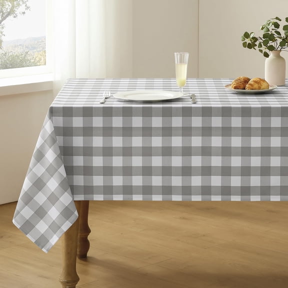 Odenmar Checkered Tablecloth 60 x 102 Inch Rectangular, Waterproof Washable Buffalo Plaid Table Cover Multiple Colors for Dining Kitchen Outdoor Picnic