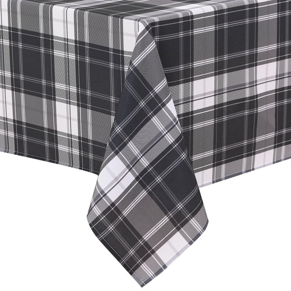 Odenmar Rectangle Gingham Tablecloth 60 x 84 Inch, Waterproof Washable Plaid Table Cover, Checkered Table Cloth for Dining Table Kitchen Indoor Outdoor Multiple Colors