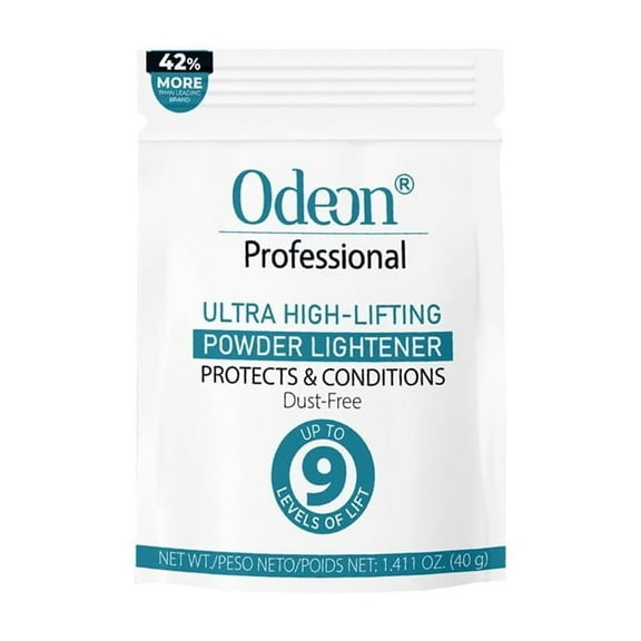 Odeon Professional Ultra-Lifting Powder Lightener, Hair Bleach Powder (Up to 9 Levels, Trial Size)