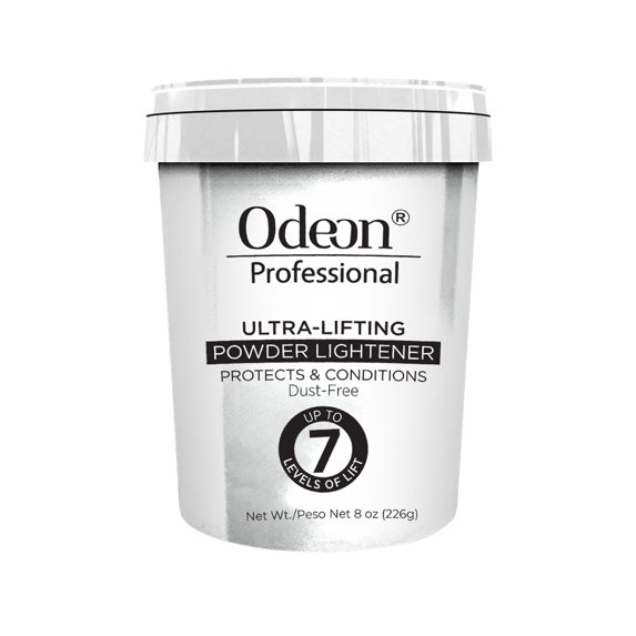 Odeon Ultra-Lifting Powder Lightener – 7 Levels Lift, Professional Hair Lightening, 8oz