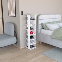 Odesto Vertical Shoe Rack Engineered Wood White