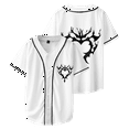 thumbnail image 1 of Odetari Merch Fenrir Baseball Shirt Fashion Short Sleeve Casual Shirts, 1 of 2