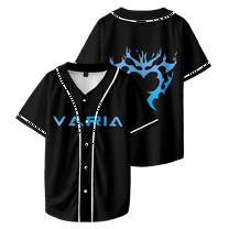 Odetari Merch Hades Baseball Shirt Fashion Short Sleeve Casual Shirts