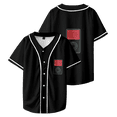 thumbnail image 1 of Odetari Merch IPOD Baseball Shirt Fashion Short Sleeve Casual Shirts, 1 of 2