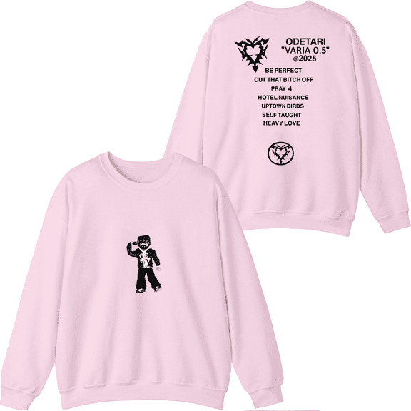 Odetari Merch Playdough Crewneck Sweatshirt Fashion Unisex Men Women Rapper Long Sleeve