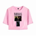 thumbnail image 1 of Odetari Merch Variao 5 Crop Top Midriff-Baring T-shirt Women Girl Rapper Short Sleeve, 1 of 3