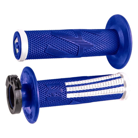Odi V2 Emig Pro MX Lock-On Grips Blue/White