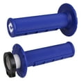 thumbnail image 1 of Odi V2 Half Waffle MX Lock-On Grips Blue, 1 of 2