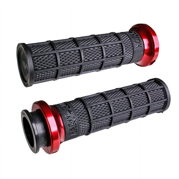 Odi V31ITW-BB-R fits Indian™ Touring Lock-On Grip - Black/Red