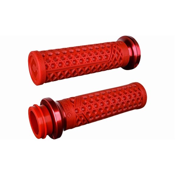 Odi V31VHTWDR-R Vans V-Twin TBW Lock-On Grips - Red