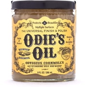 Odies Oil - Universal Finish for Wood, Leather, Plastic, Vinyl, Metal & More - 9 oz - Waterproofs, Food Safe, Solvent Free Non-Toxic Finish