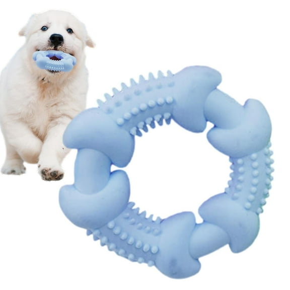 Odies Dog Chew Toys for Aggressive Chewers, Indestructible Tough Teeth Grinding Interactive Dog Chew Toys for Small/Medium/Large Dog Breeds, Creamy Scent Dog Toys,Blue