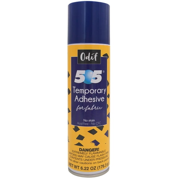 Odif 505 repositionable Unisex Adult Basting Spray Adhesive, Aerosol Gas Clear, 6.22 oz