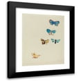 thumbnail image 1 of Odilon Redon 12x14 Black Modern Framed Museum Art Print Titled - Five Butterflies (C. 1912), 1 of 5
