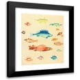 thumbnail image 1 of Odilon Redon 15x18 Black Modern Framed Museum Art Print Titled - Pisces, 1 of 5