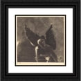 thumbnail image 1 of Odilon Redon 20x20 Black Ornate Framed Double Matted Museum Art Print Titled: Glory and Praise to You, Satan, in the Heights of Heaven or You Regnas, and in the Depths of Hell, or, 1 of 5