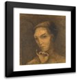 thumbnail image 1 of Odilon Redon 20x22 Black Modern Framed Museum Art Print Titled - Mephistopheles (1877), 1 of 5