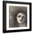 thumbnail image 1 of Odilon Redon 20x24 Black Modern Framed Museum Art Print Titled - Christ (1887), 1 of 5