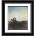 thumbnail image 1 of Odilon Redon 2x Matted 20x22 Black Ornate Framed Art Print 'The Angel of Destiny', 1 of 2