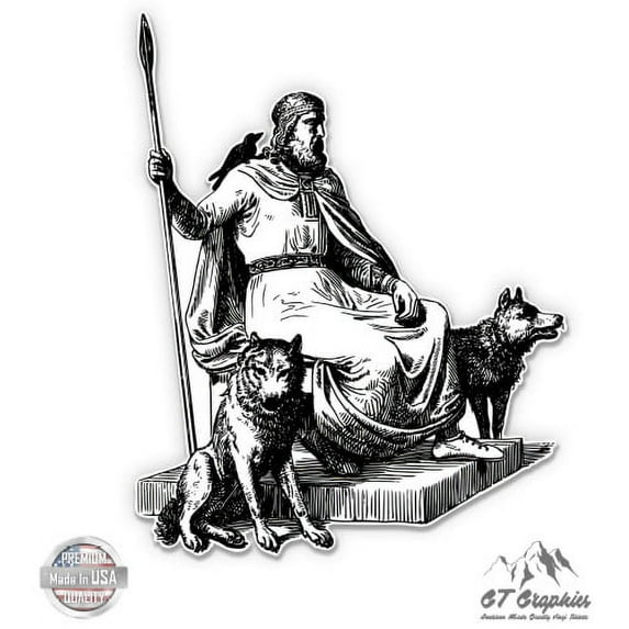 Odin - 3" Vinyl Sticker - For Car Laptop I-Pad Phone Helmet Hard Hat - Waterproof Decal