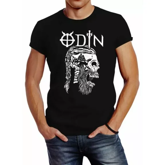 Odin Beard Norse Mythology Ragnar Lodbrok Fashion T Design Preview Only