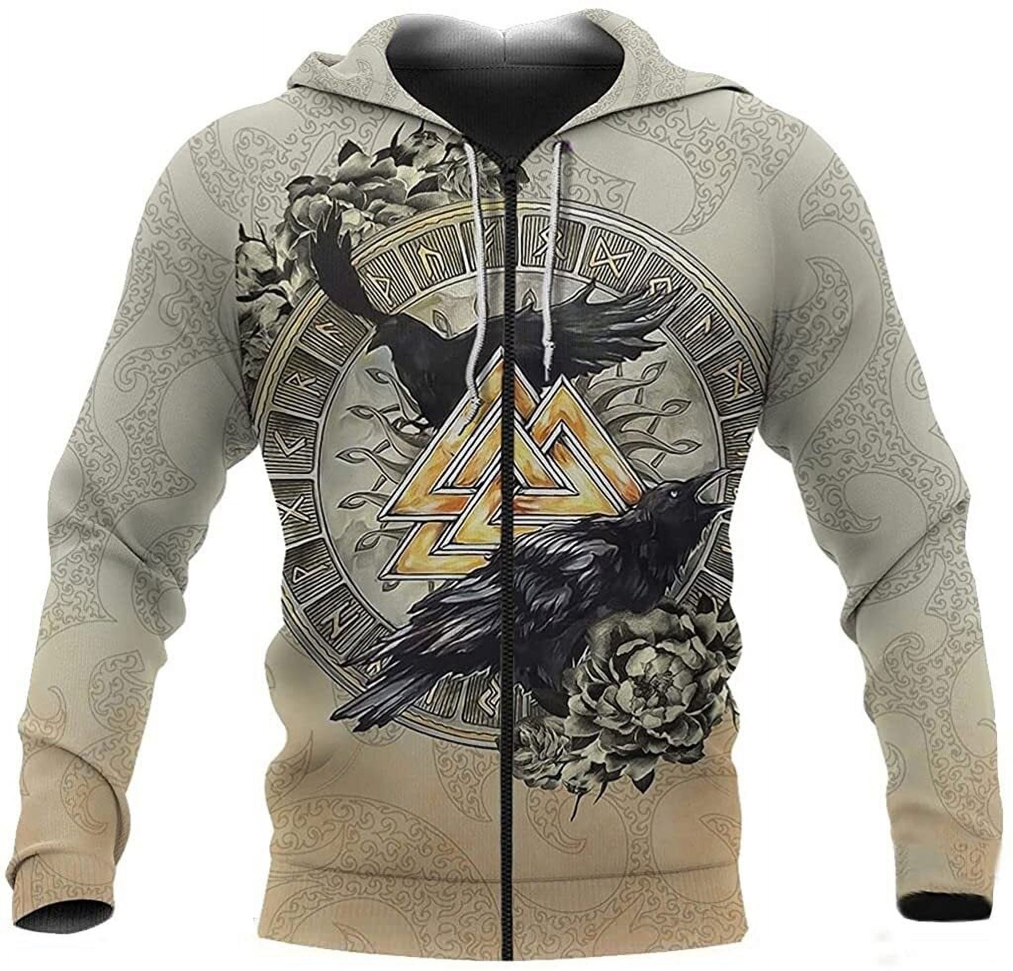 Pullover Herren Wikinger Wikinger-Sweatshirt „Wo Gepöbelt Wird