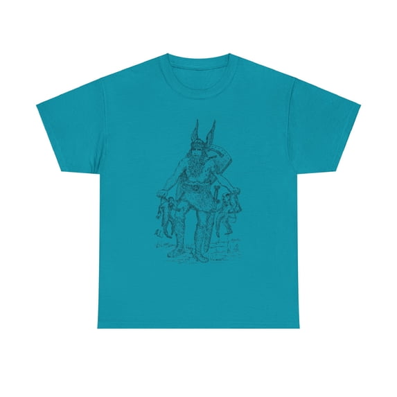 Odin Germanic Pagan Norse Short-Sleeve Thule Merchant Sun Wheel Comedic