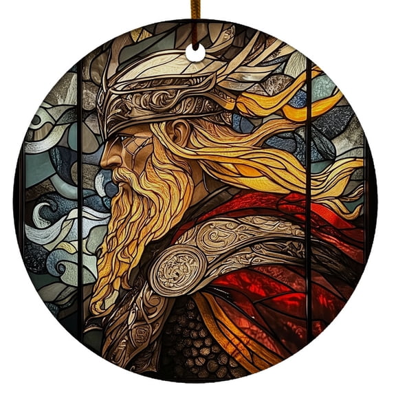 Odin Ornament, Scandinavian Christmas Ornaments 2025, Viking Christmas Ornaments, Celtic Norse Mythology Decor, Christmas Decorations Gifts
