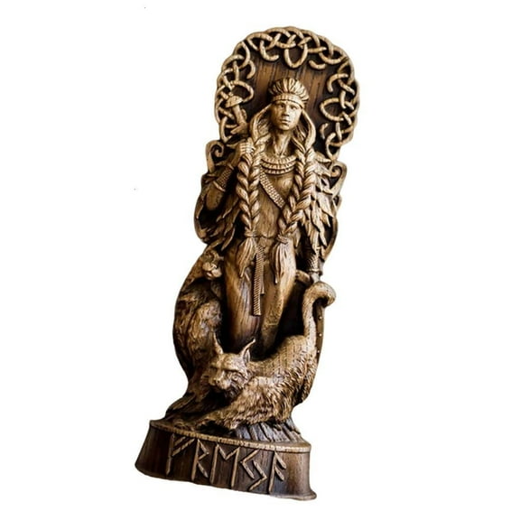 Odin/Thors/Loki/Freyja Statue Vikinges Mythology Figurine Norses God Statue
