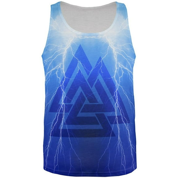 Odin's Son Viking Storm All Over Mens Tank Top Multi LG