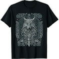 thumbnail image 1 of Odin's Wolf Northman Valhalla Norse Mythology T-Shirt Tops Tee, 1 of 4