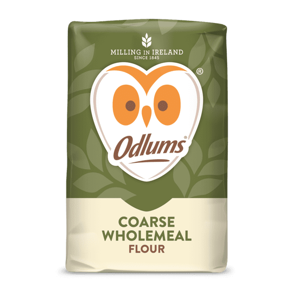 Odlums Irish COARSE Wholemeal Flour -- 4.4 lb (2 kg) 1 unit- FROM IRELAND