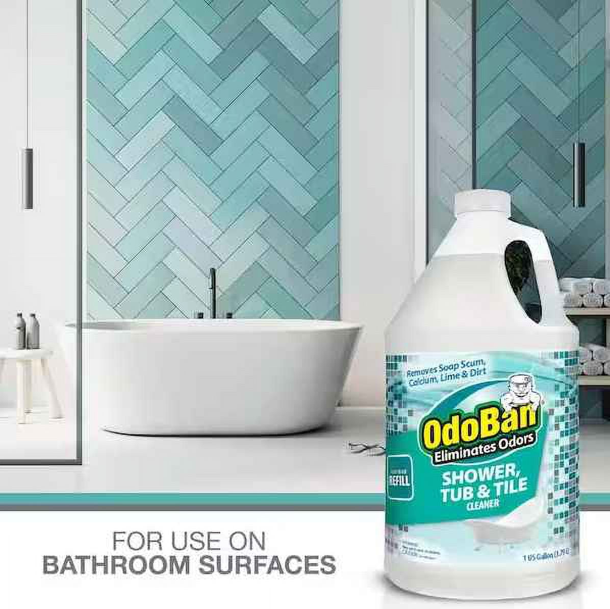 OdoBan 1 Gal. Shower, Tub and Tile Cleaner Refill (ReadyToUse
