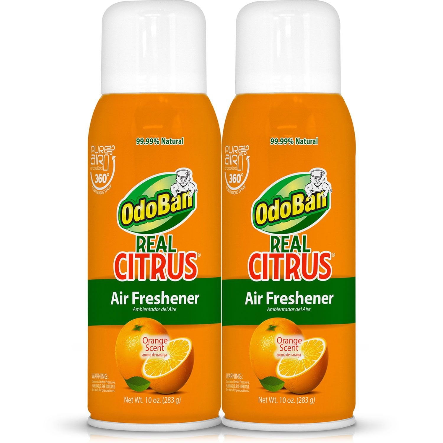 OdoBan 10 oz. Orange Real Citrus Air Freshener Spray, Citrus Oil