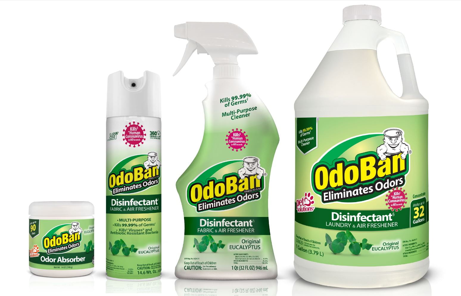 OdoBan Disinfectant and Aroma Eliminator Fabric/Air Freshener Pack
