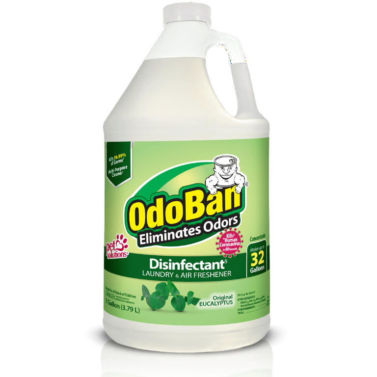 Concentrated Odor Eliminator and Disinfectant, Eucalyptus, 1 gal Bottle Concentrated Odor Eliminator and Disinfectant, Eucalyptus, 1 gal Bottle
