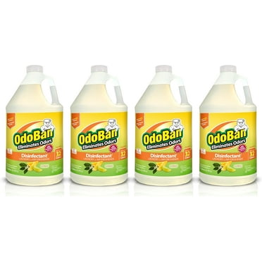 OdoBan Disinfectant Concentrate and Odor Eliminator, 4 Gallons, Citrus Scent
