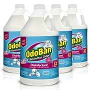 OdoBan Disinfectant Concentrate and Odor Eliminator, 4 Gallons, Cotton Breeze Scent