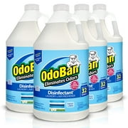 OdoBan Disinfectant Concentrate and Odor Eliminator, 4 Gallons, Fresh Linen Scent