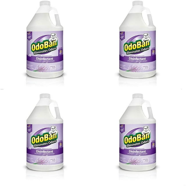 OdoBan Multipurpose Cleaner Concentrate 4 Gallons, Lavender Scent, 4