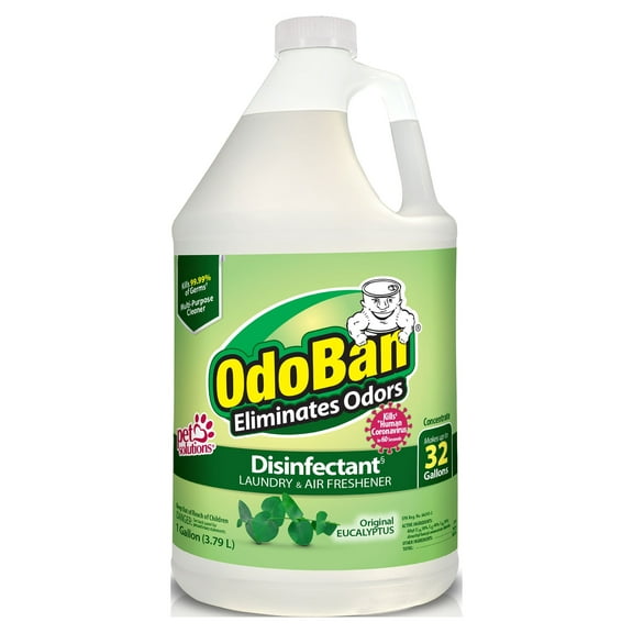 OdoBan Odor Eliminator and Disinfectant Concentrate, Eucalyptus Scent (1 Gallon)