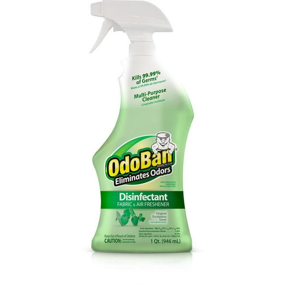 OdoBan Original Eucalyptus Scent Disinfectant Fabric & Air Freshener, 32 fl oz