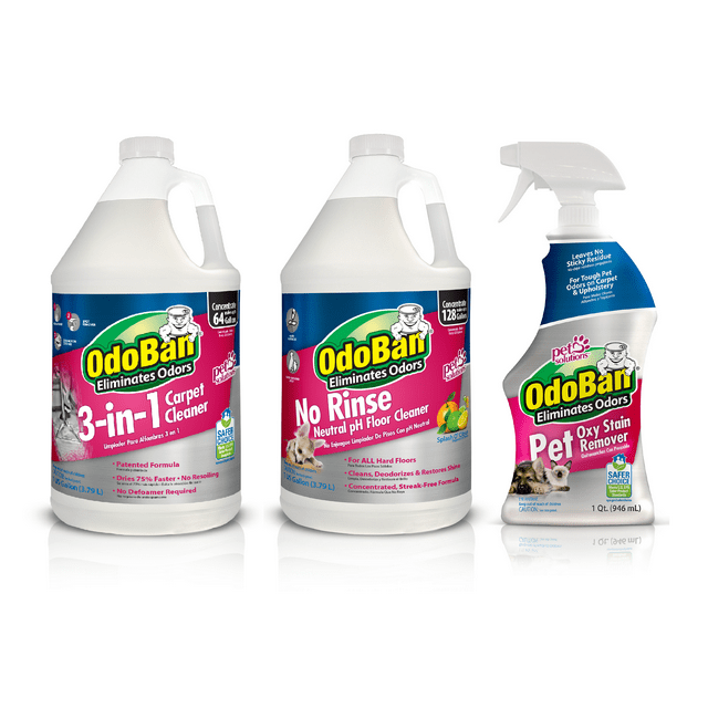 OdoBan Pet Oxy Stain Remover Spray Bottle, No Rinse Neutral pH Hard