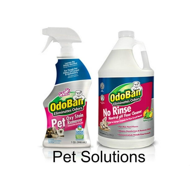 OdoBan Pet Solutions 32oz Spray Bottle and 1 Gal Neutral pH Floor