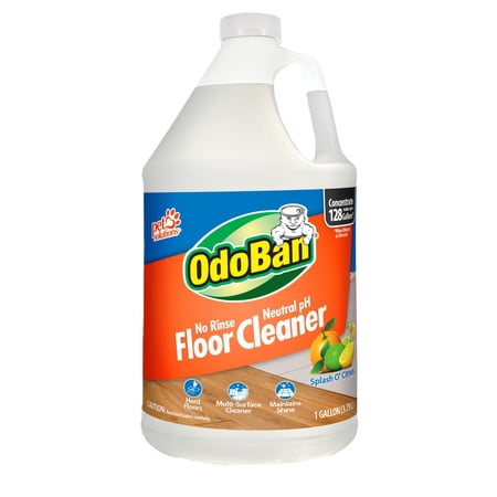 OdoBan No Rinse Neutral pH Floor Cleaner Concentrate, 1 Gallon