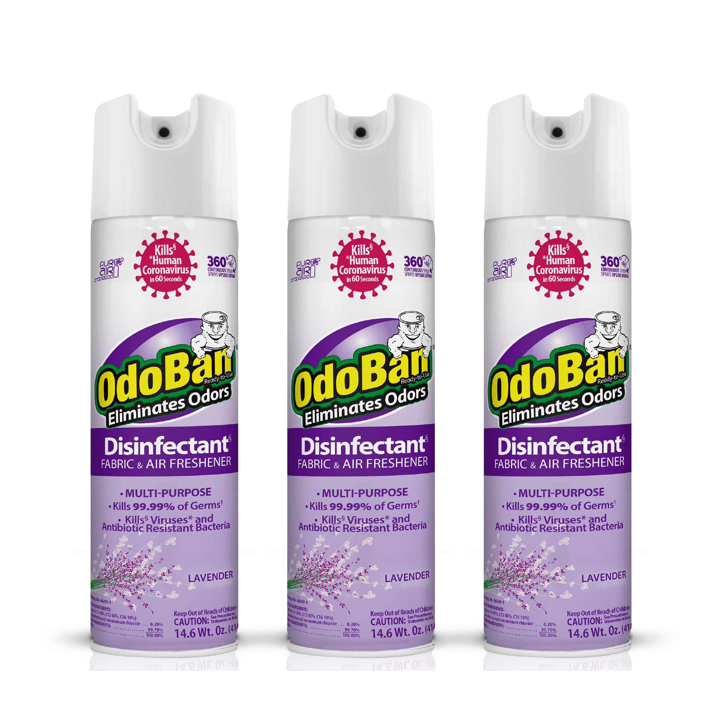 OdoBan ReadytoUse 360Degree Continuous Spray Disinfectant and Harsh